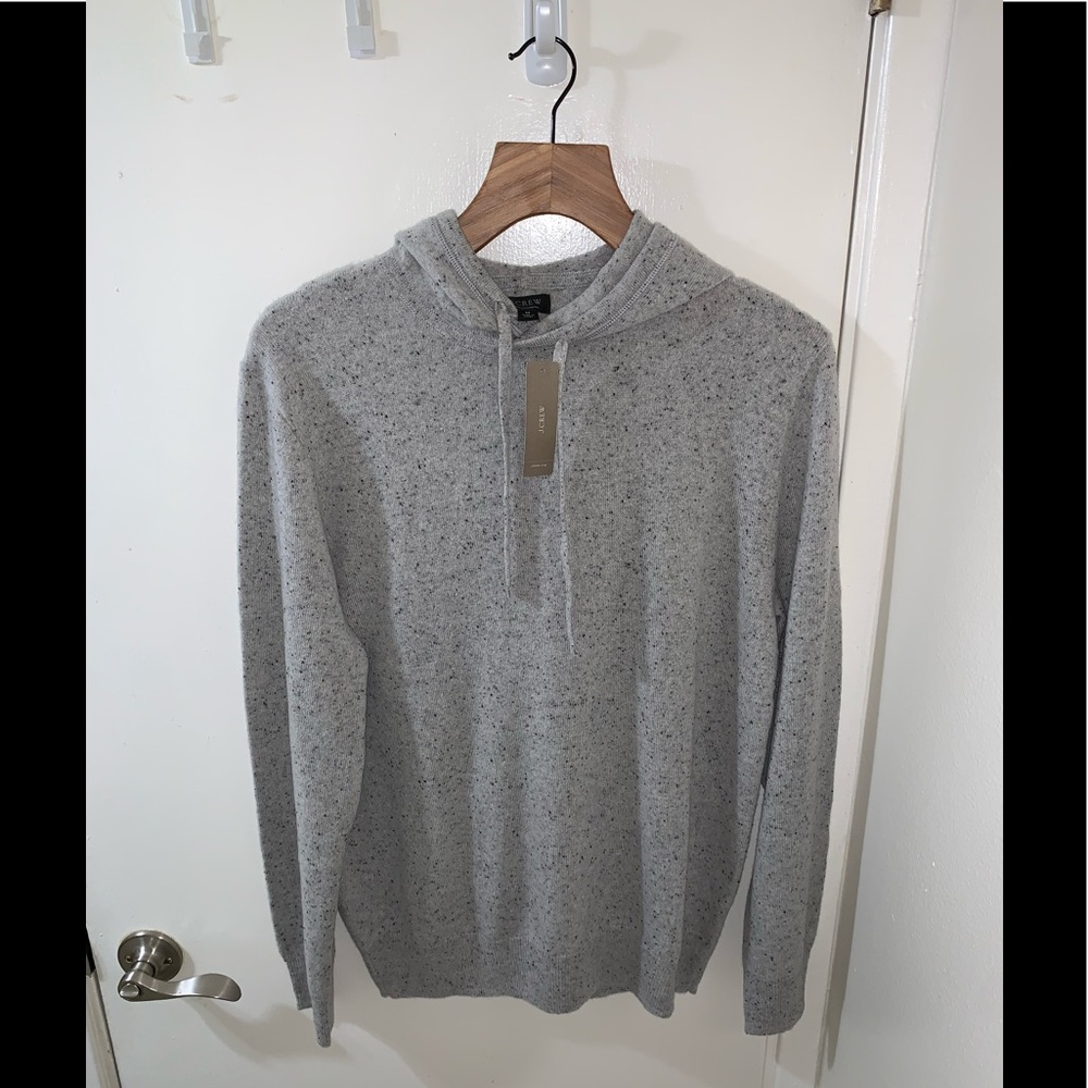 NEW J. CREW CASHMERE HOODIE SWEATER (FLASH SALE)